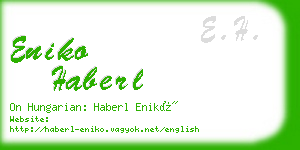 eniko haberl business card